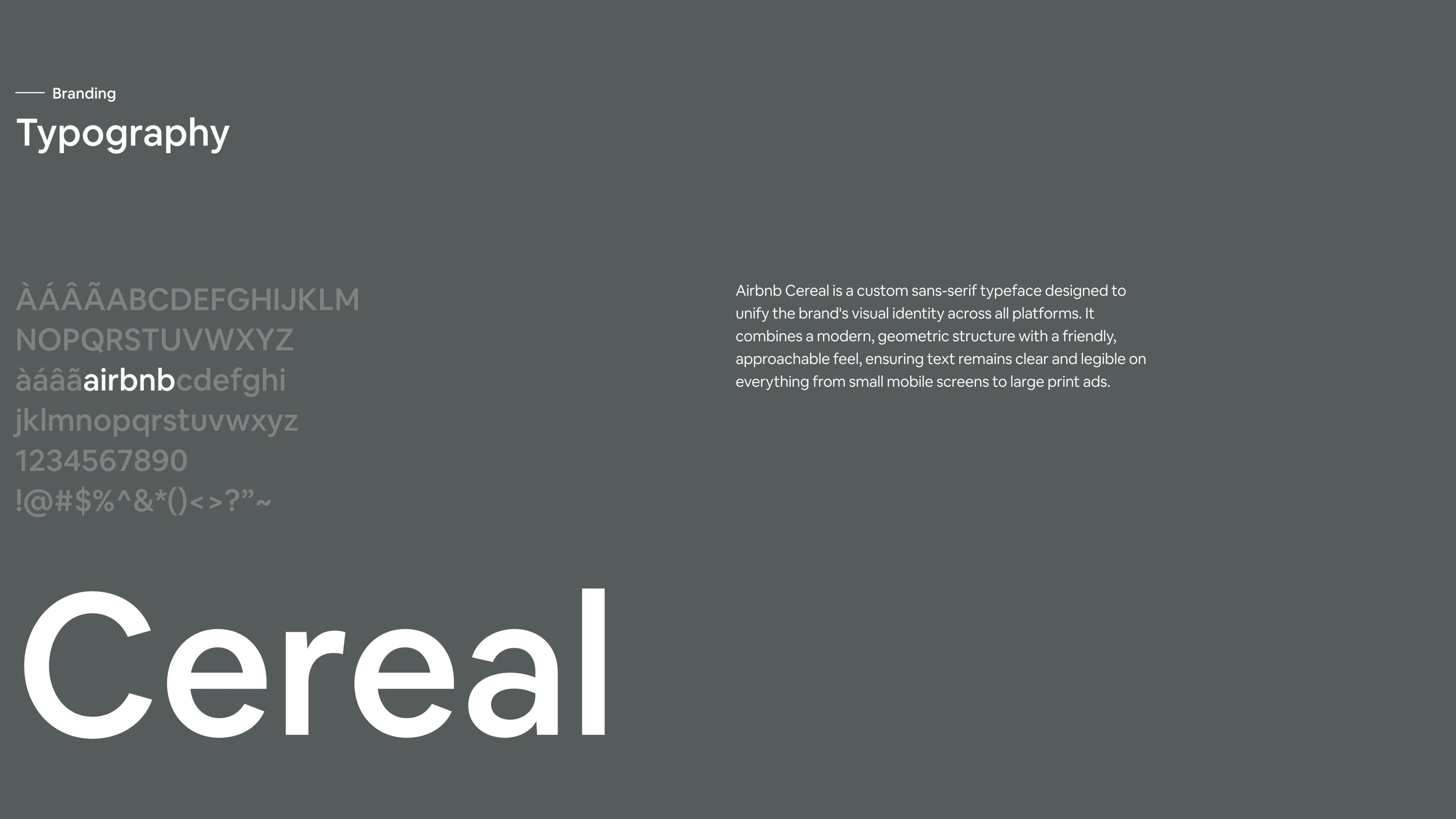Airbnb design system study — slide 2