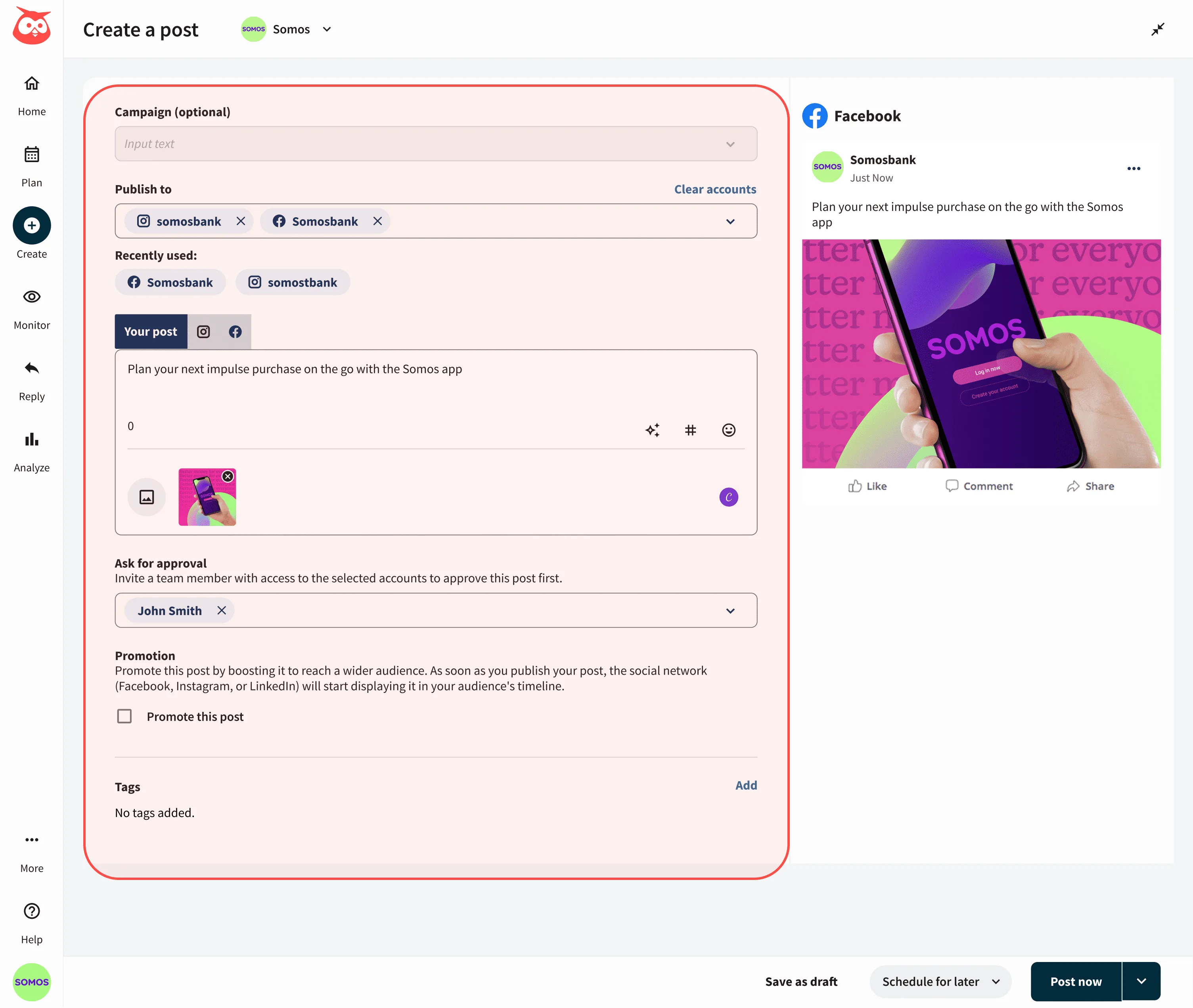 Composer context