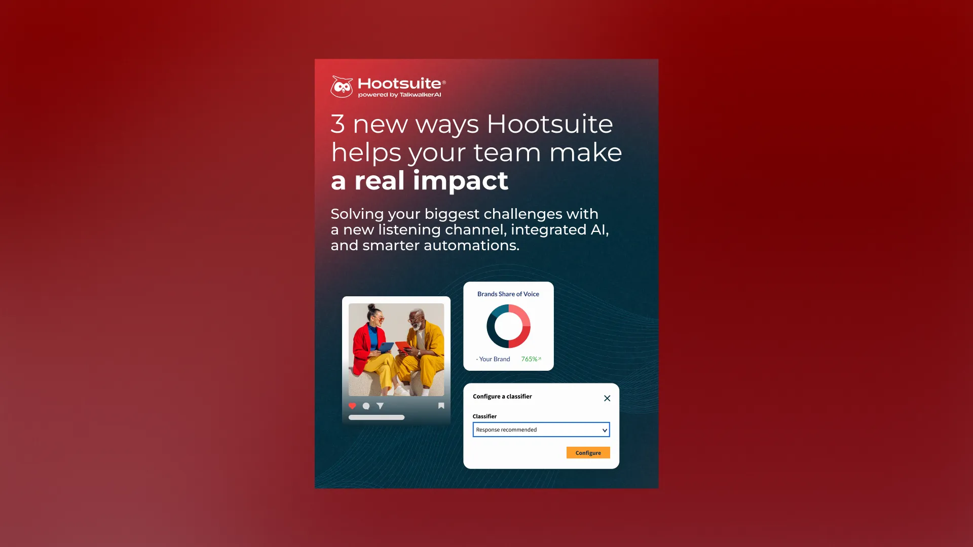 Hootsuite deck after redesign